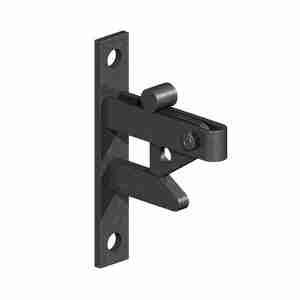 self locking field gate catch - black - tarmec and croft fencing and gates ltd 01787 224848