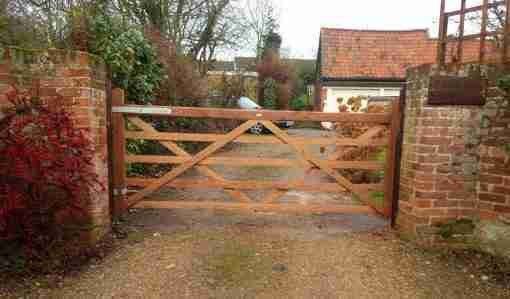 5 Bar gate Softwood Tarmec and Croft fencing and gates 01787 224848