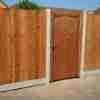 concrete posts on panels - tarmec and croft fencing and gates ltd 017872 24848