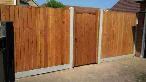 concrete posts on panels - tarmec and croft fencing and gates ltd 017872 24848