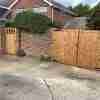 Straight Top Softwood Gates Opening Outwards - Tarmec and Croft