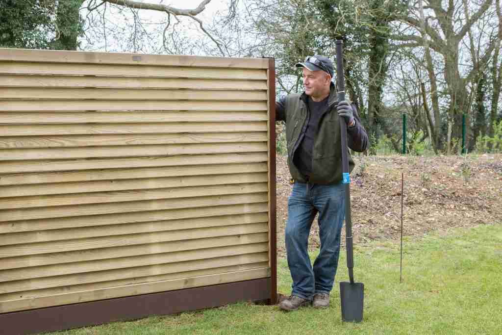 Durapost Brown Posts and gravel boards