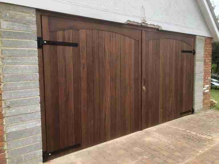 Hardwood Garage Doors Tarmec and croft