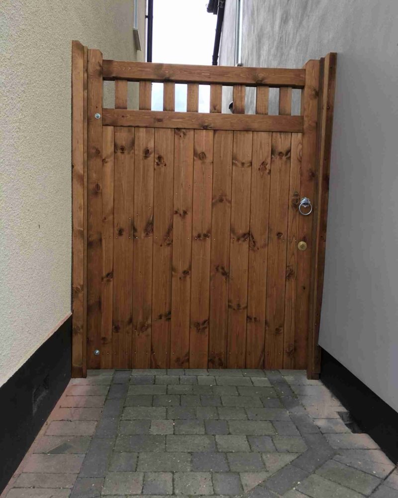 East Anglia Side Gate Treated - Tarmec and Croft fencing and gates 01787 224848