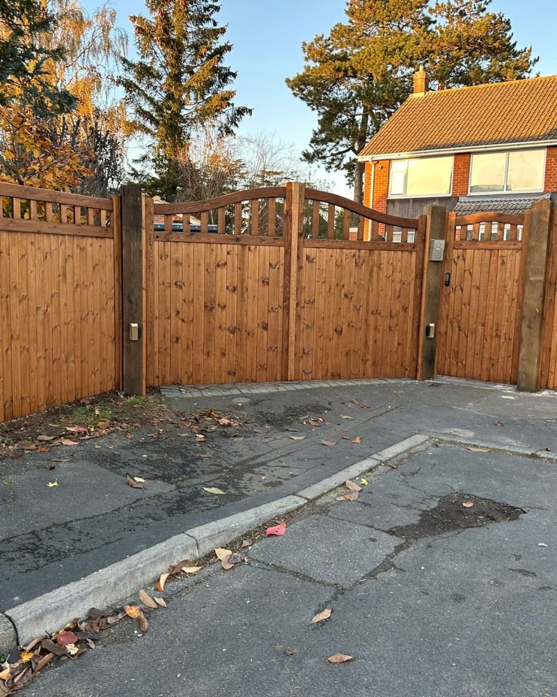 East Anglia panels with Colne Valley Driveway gates