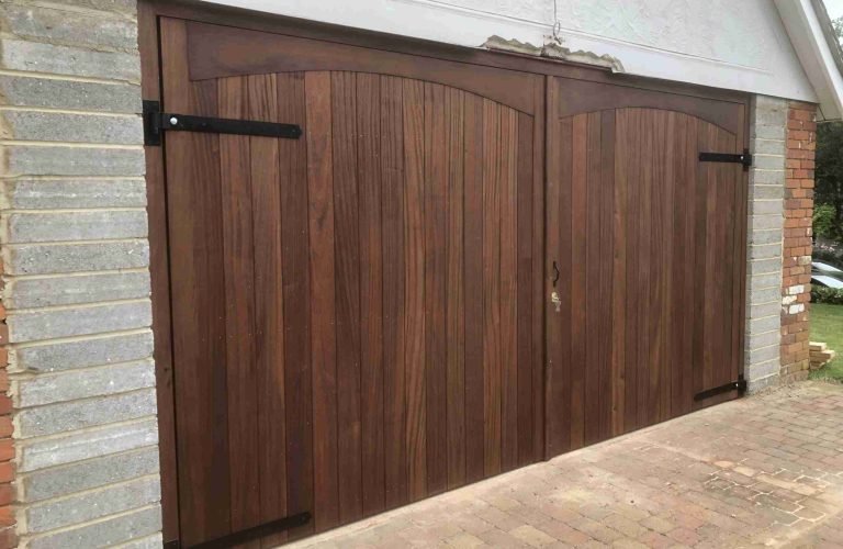 Hardwood Garage Doors Tarmec and croft