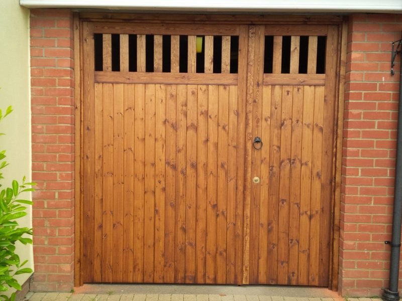 Slatted Top Garage Doors Tarmec and croft