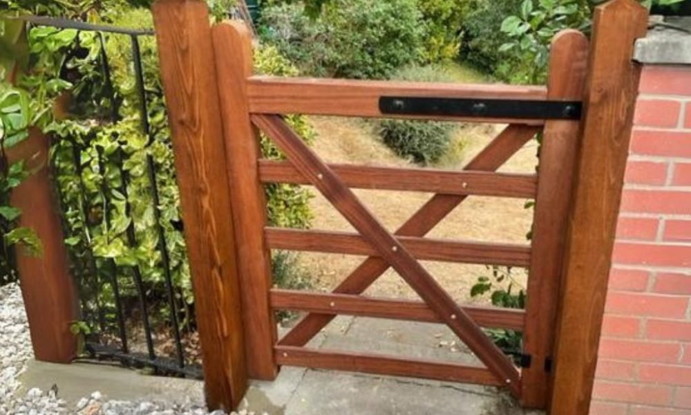 Tiptree 5 bar gate hardwood